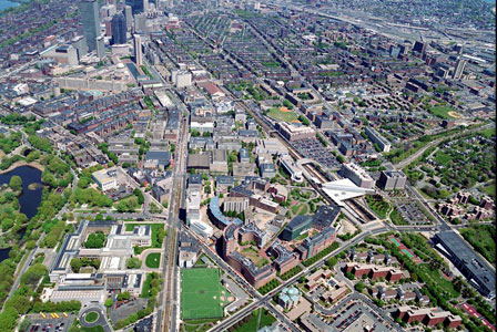 Northeastern's Boston campus in 2003.