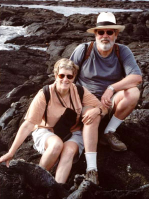 A wildlife enthusiast, Janet traveled with her husband Bob Woodward to the Galapagos Islands in 1991.