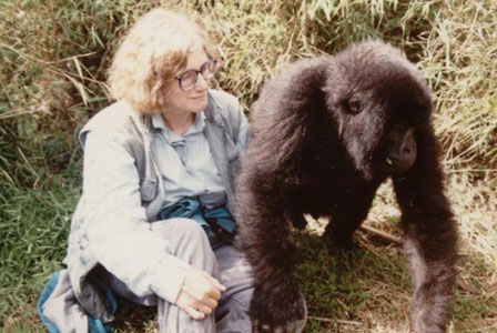 In 1990, during a safari to Africa, Janet got up close to a gorilla in Zaire (currently the Democratic Republic of the Congo).