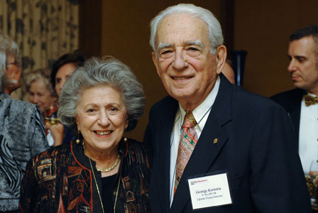George Kariotis with his wife, Ellen