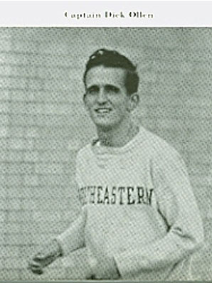 Dick Ollen, Northeastern track star.