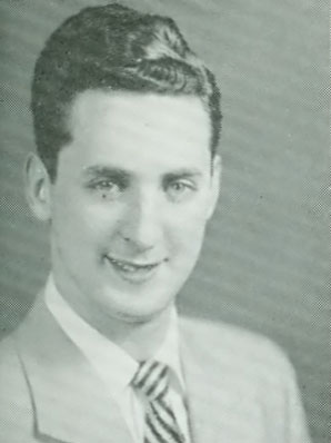 Alan's senior portrait from 1952.