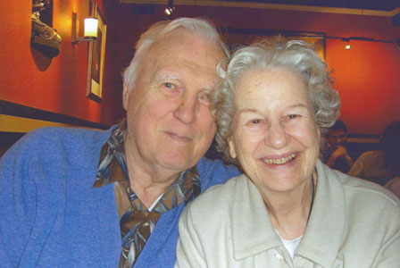 Jim with his wife, Faith.